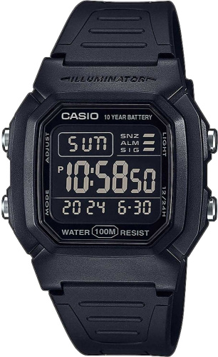 Часы наручные CASIO W-800H-1B