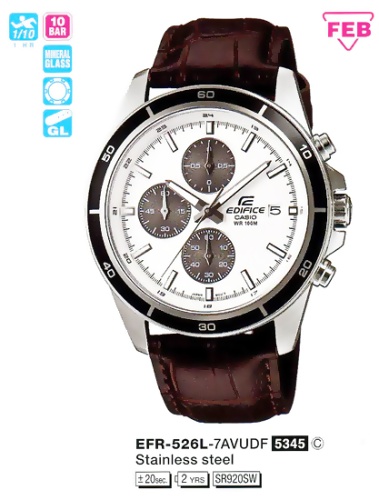 Часы наручные CASIO EFR 526L 7A   фото 3