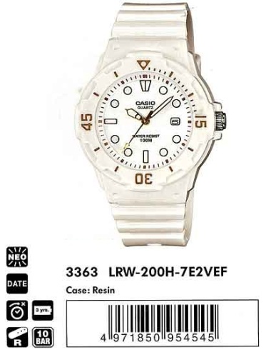 Часы наручные CASIO LRW 200H 7E2 фото 3