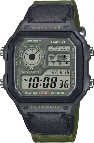 Часы наручные CASIO AE-1200WHB-3A