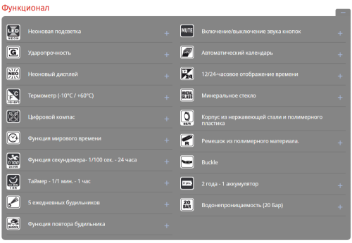 Часы наручные CASIO GA-1000-4A фото 2
