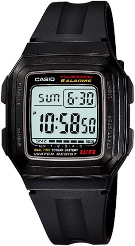 Часы наручные CASIO F-201WA-1A