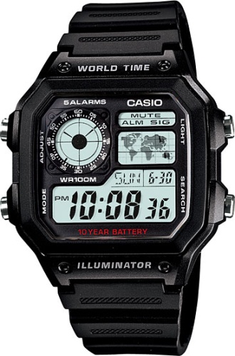 Часы наручные CASIO AE 1200WH 1A