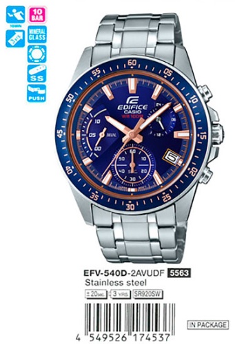Часы наручные CASIO EFV-540D-2A фото 2