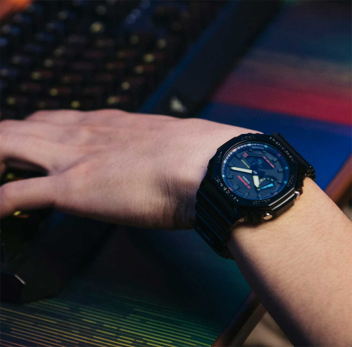 Часы наручные CASIO GA-2100RGB-1A фото 2