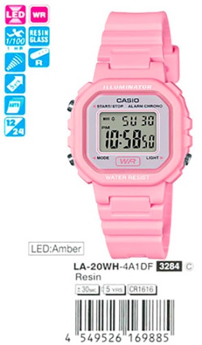 Часы наручные CASIO LA-20WH-4A1 фото 2